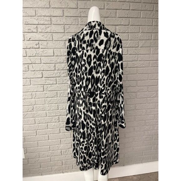 Lane Bryant Animal Print Faux Wrap Dress Size 18 /20 - Picture 4 of 9